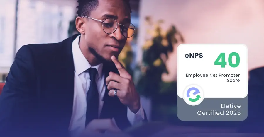 Professionel visning af certificeringsbadge på virksomhedens hjemmeside.